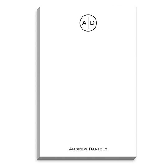 Circle Initials Notepads